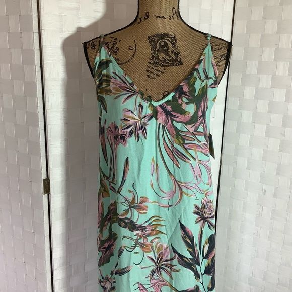 O'Neill floral maxi dress spring summer vacation beach size small - Picture 10 of 12